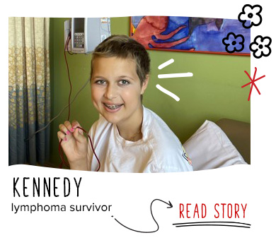 image of Kennedy, lymphoma survivor