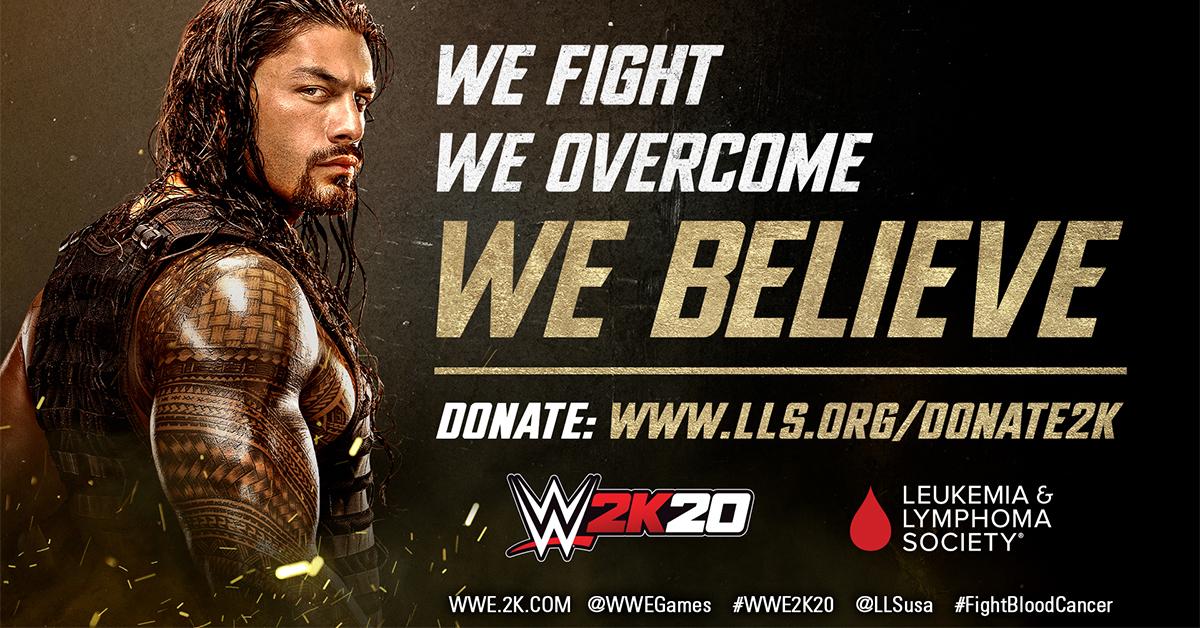2K Announces Global Partnership for WWE® 2K20 with LLS®
