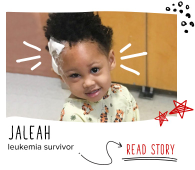 image of Jaleah, lymphoma survivor