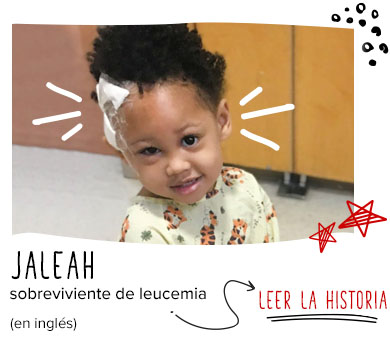 Jaleah, sobreviviente de leucemia