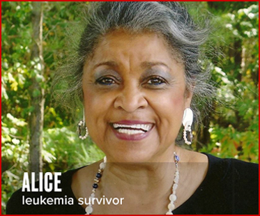 image of Alice, leukemia survivor