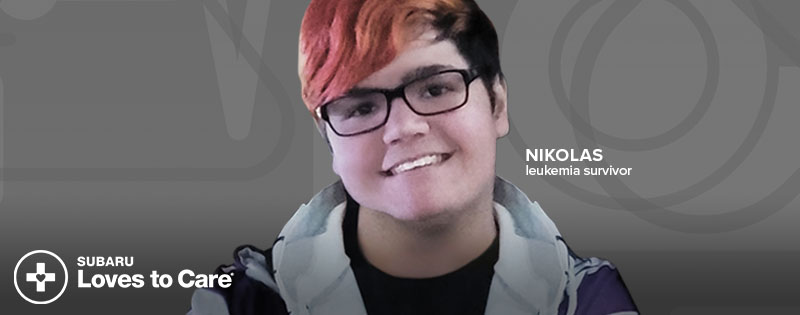 image of Nikolas, leukemia survivor