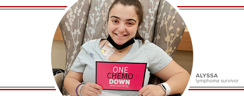 image of Alyssa, lymphoma survivor