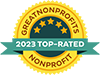 Great NonProfits 2023 Top-Rated logo