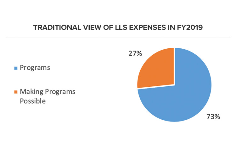 Traditional View of LLS Expenses in FY2019