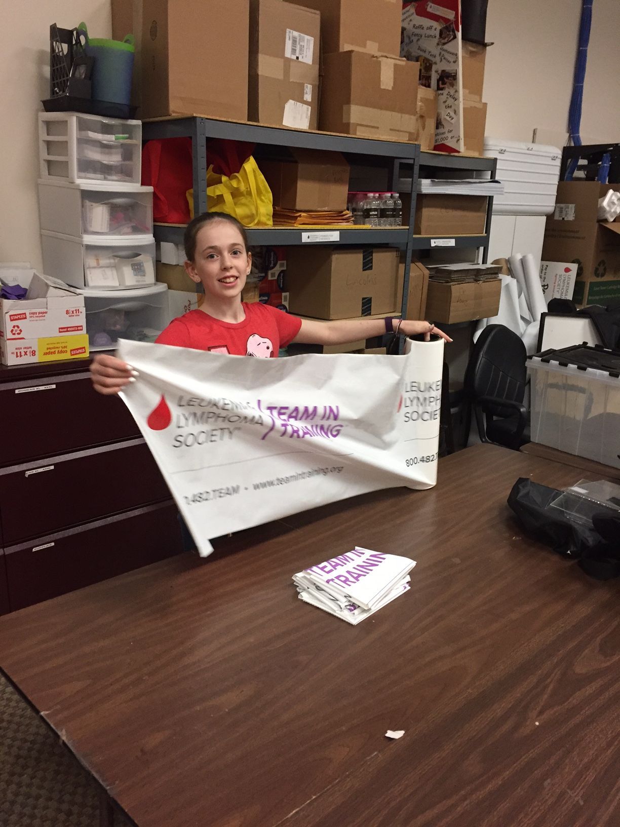 Cassie Fetsch, student volunteer for LLS's Minnesota chapter.
