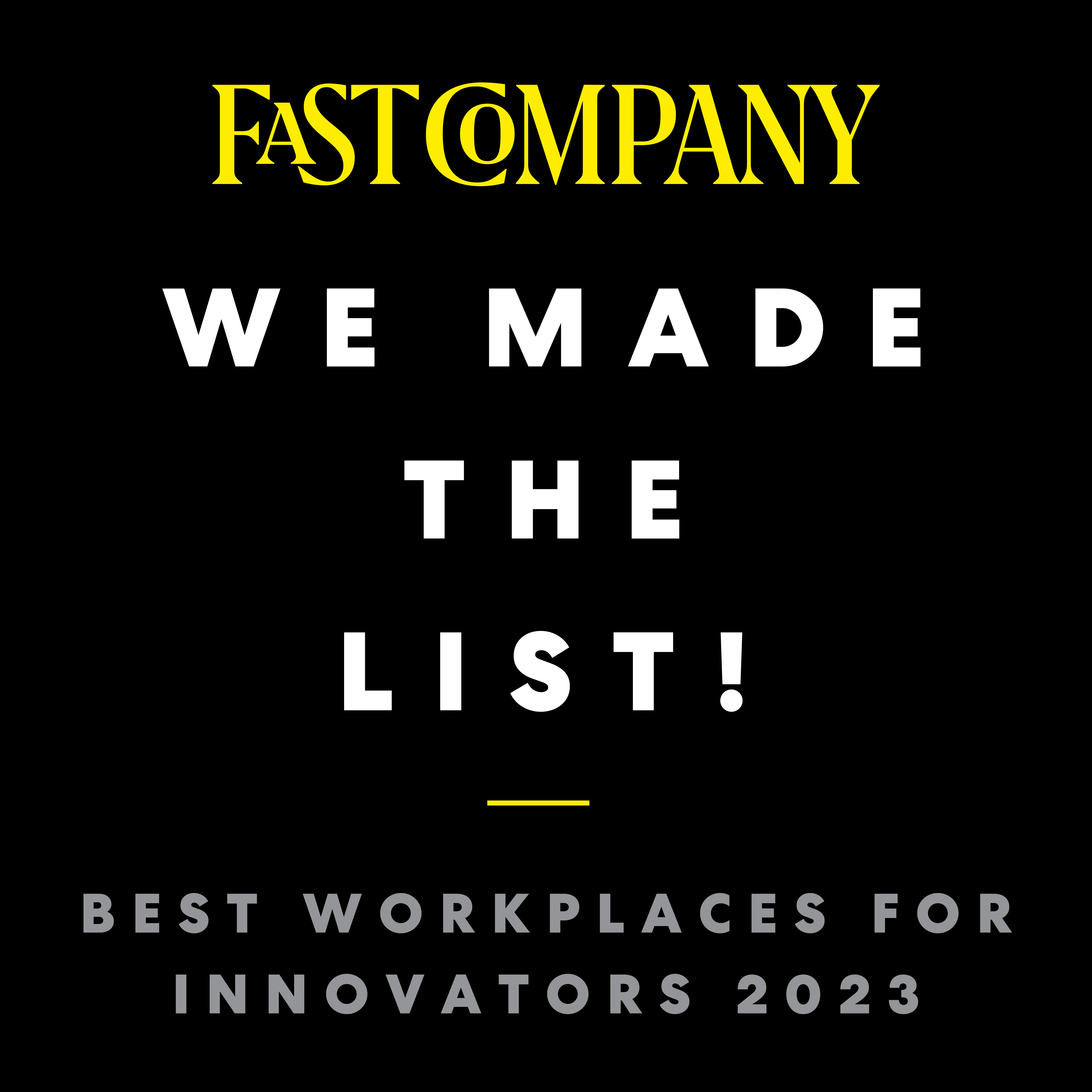 We Made the List