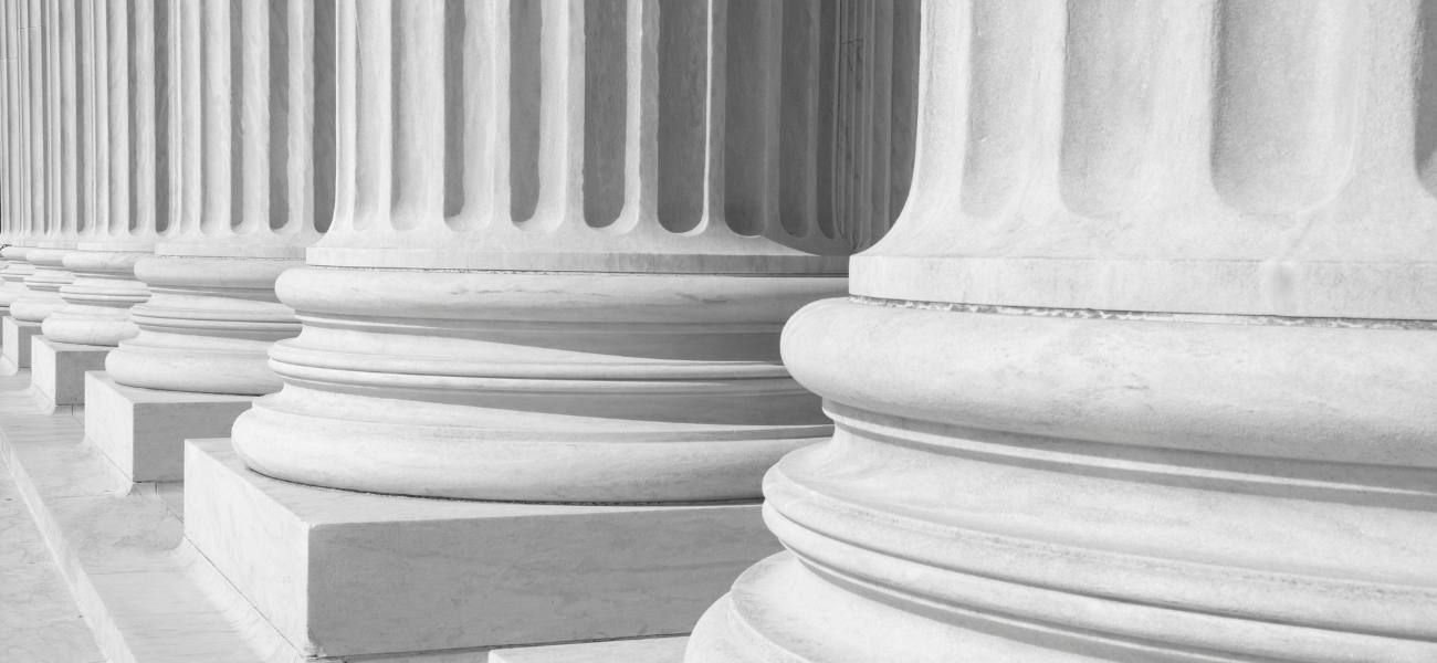 Columns of governmental building