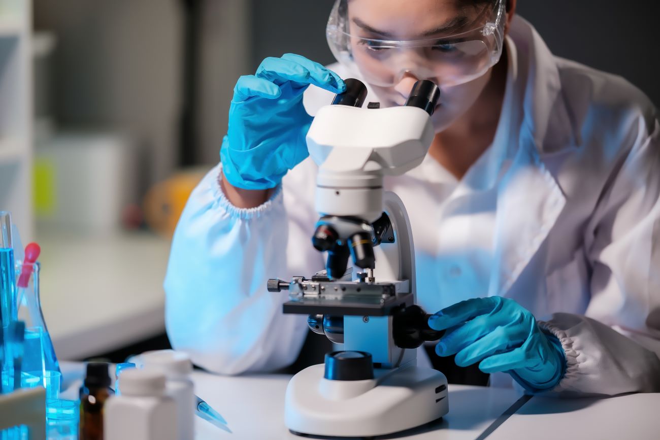 Scientist in lab