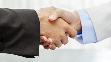 image of a handshake