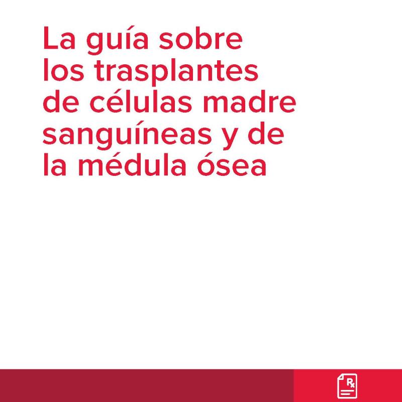 La guía sobre los trasplantes de células madre sanguíneas y de la médula ósea