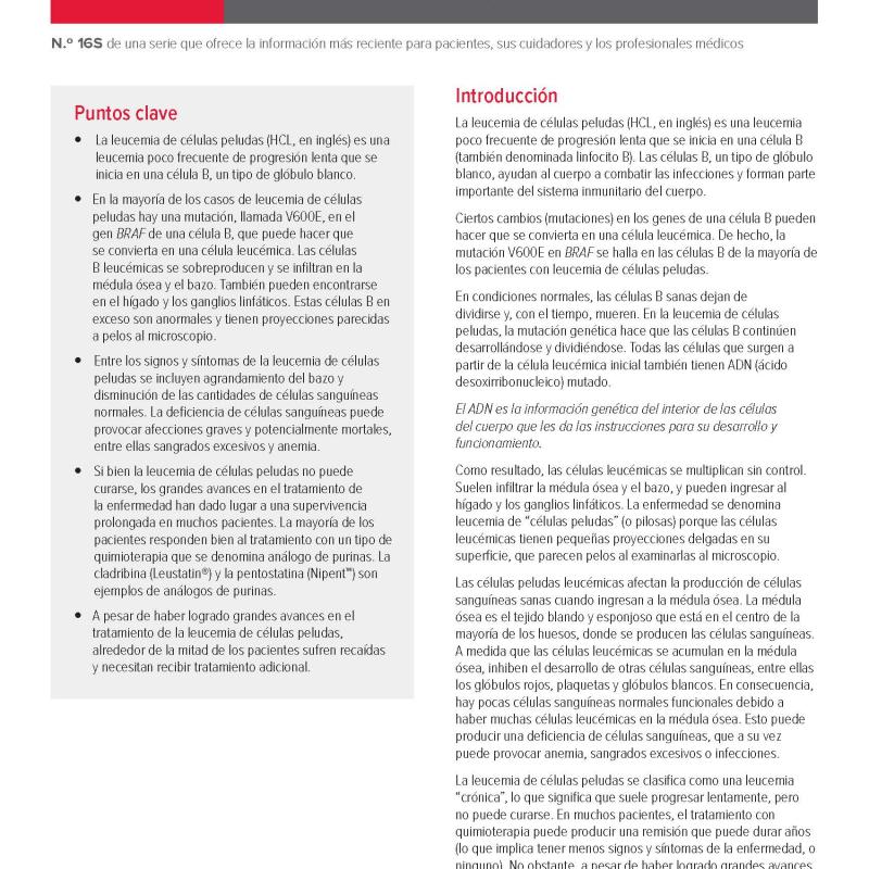 Leucemia de células peludas