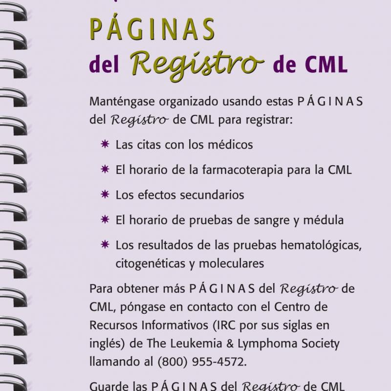  Páginas del Registro de CML