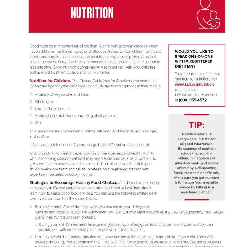 Nutrition - Child and Adolescent Patients