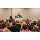 Blood Cancer Conference Speaker in room