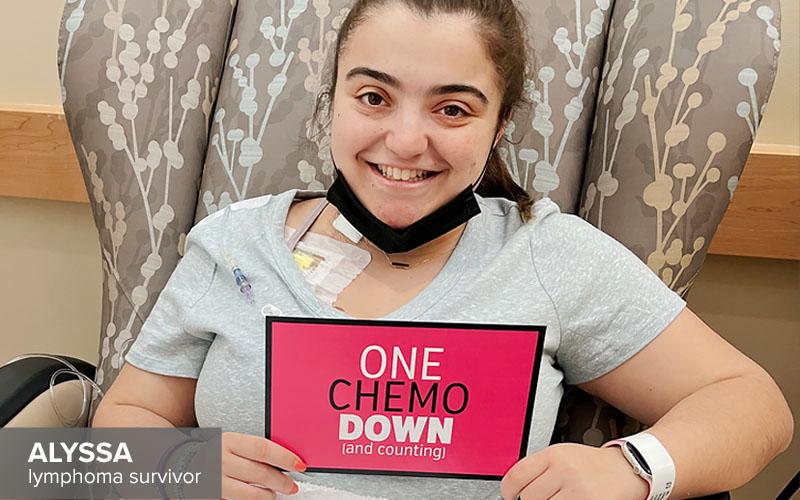 image of Alyssa, lymphoma survivor