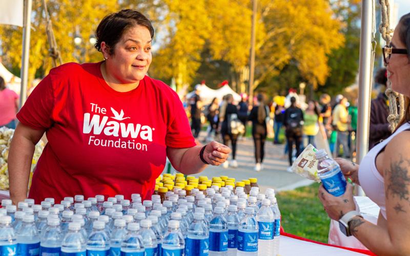 photo of Wawa volunteer