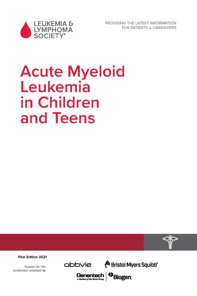 Acute Myeloid Leukemia in Children and Teens
