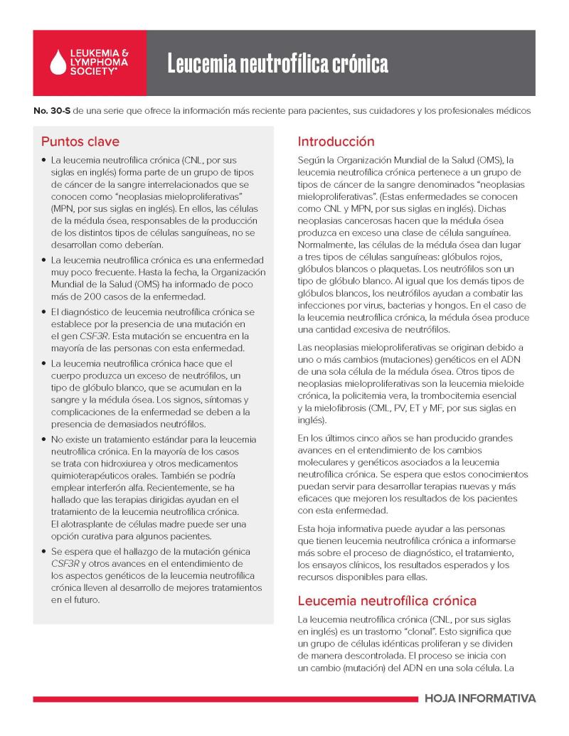 Leucemia neutrofílica crónica