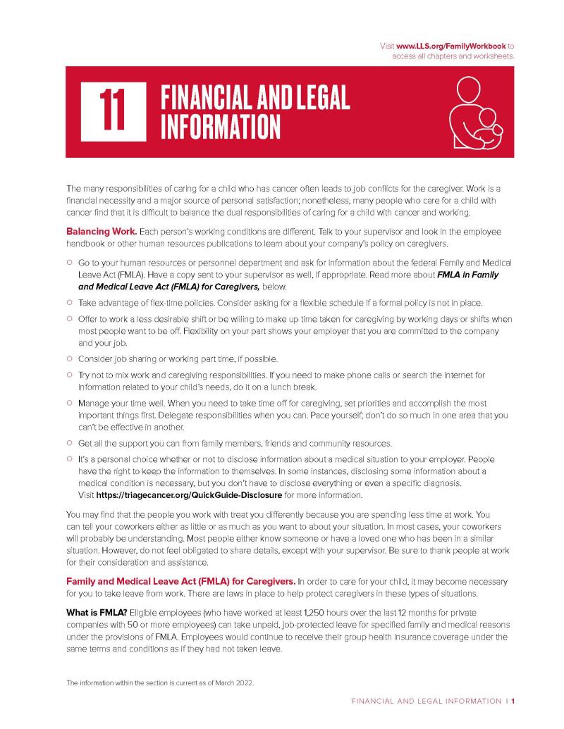 Chapter 11: Financial and Legal Information