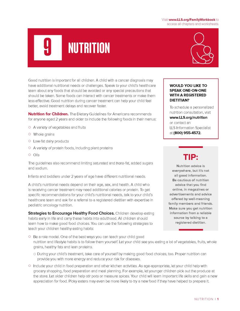 Chapter 9: Nutrition