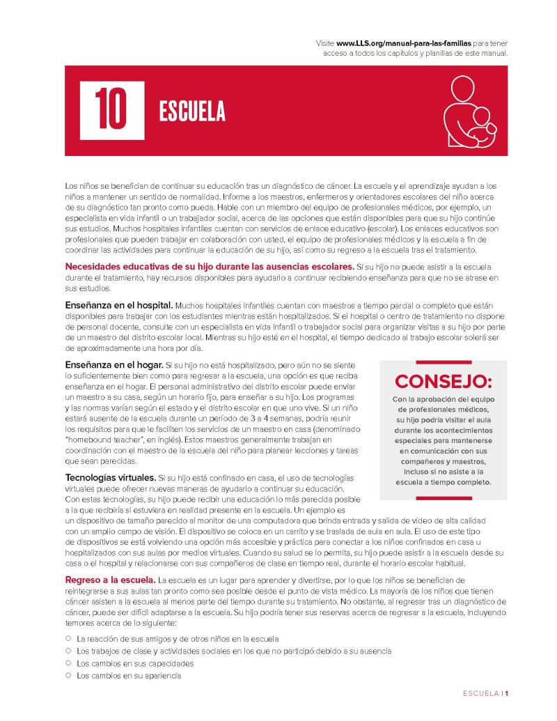 Capítulo 10: Escuela