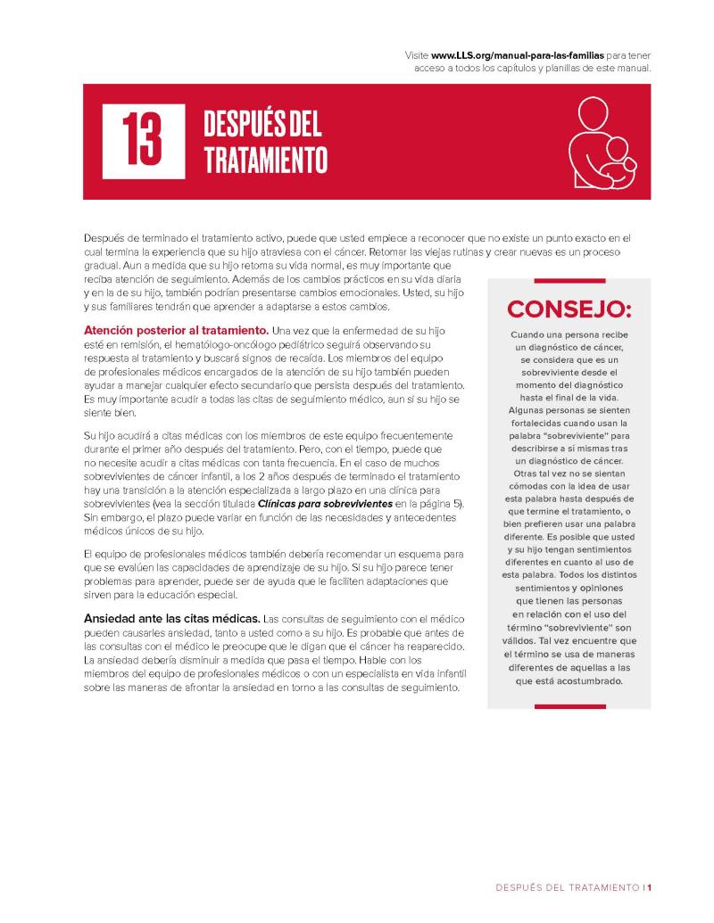Capítulo 13: Después del tratamiento