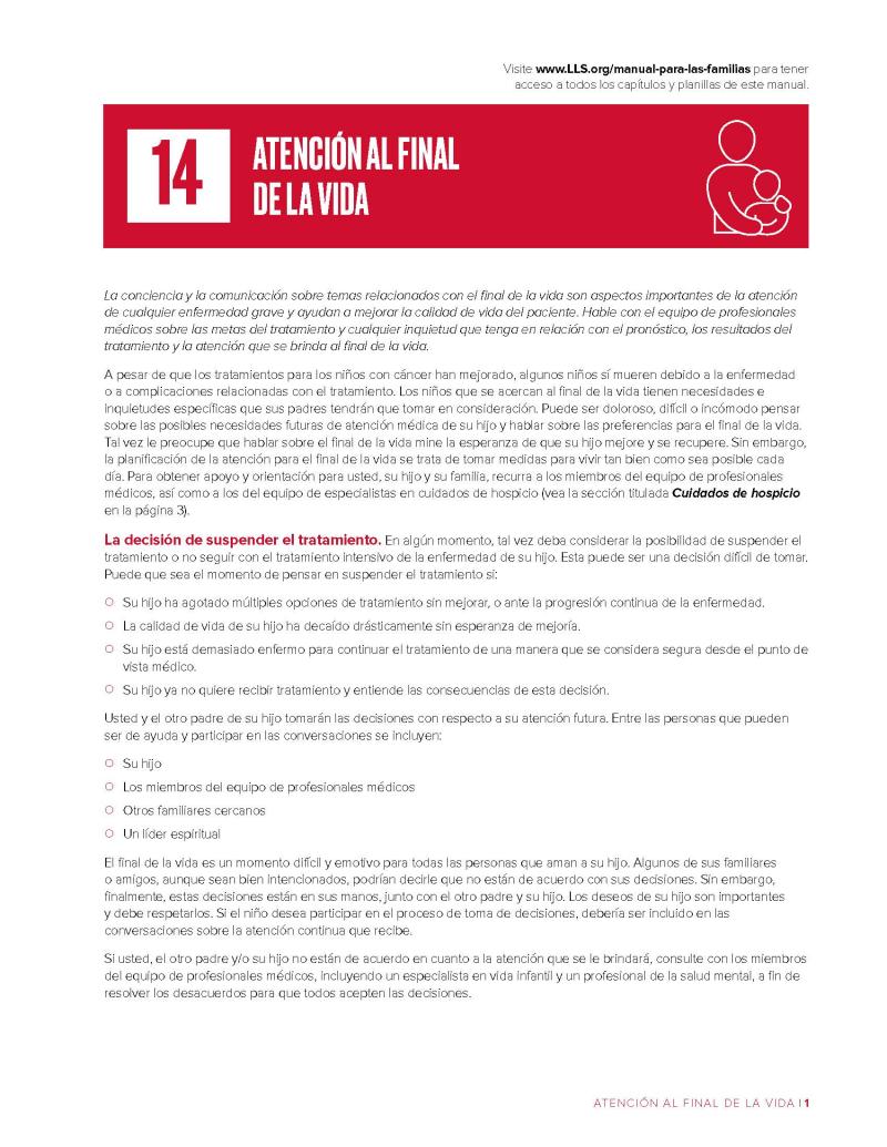 Capítulo 14: Atención al final de la vida