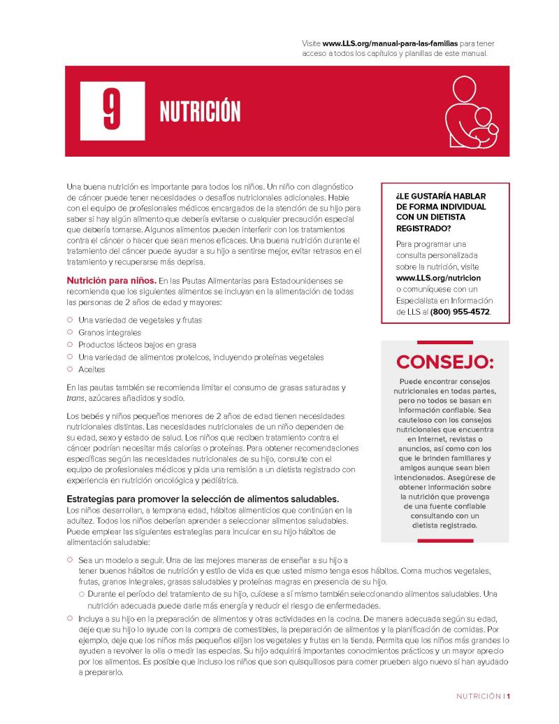 Capítulo 9: Nutrición