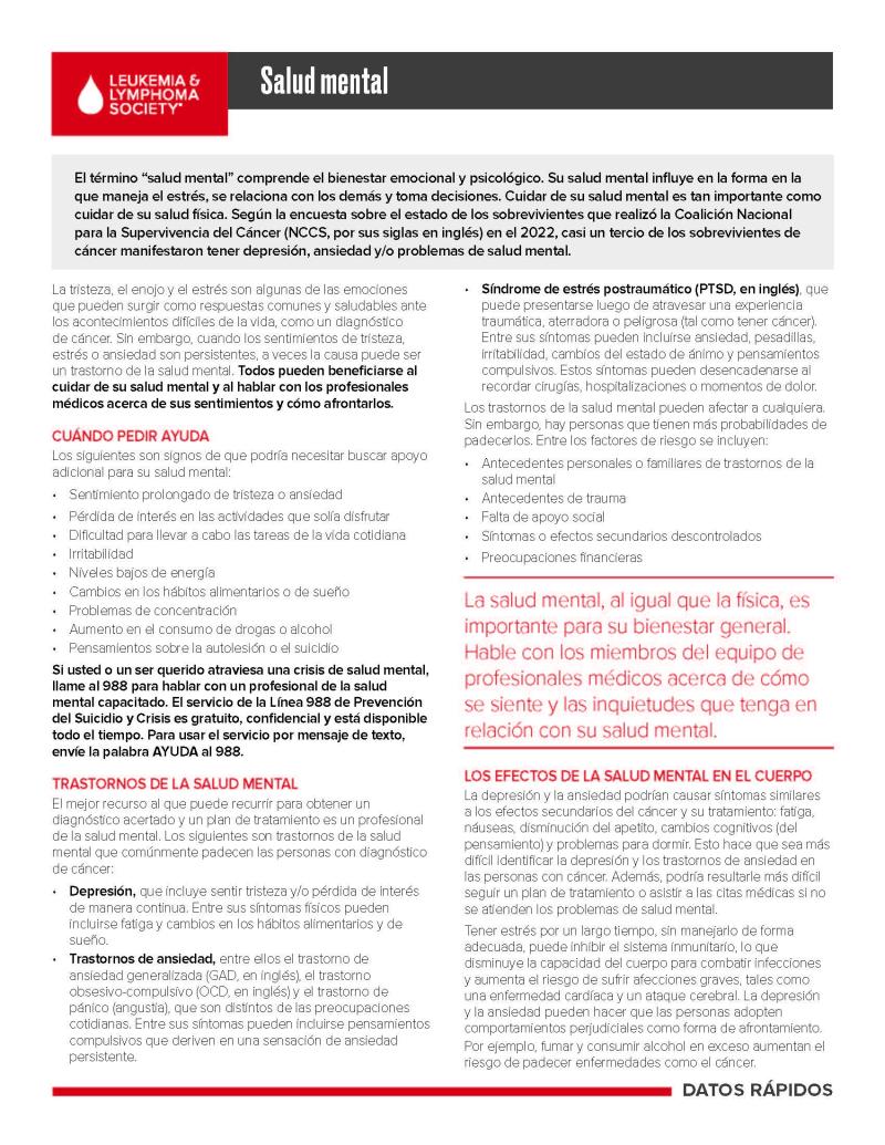 Salud mental