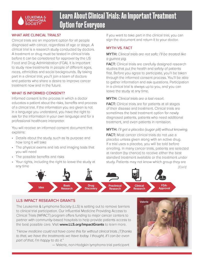 Learn About Clinical Trials: An Important Treatment Option for Everyone