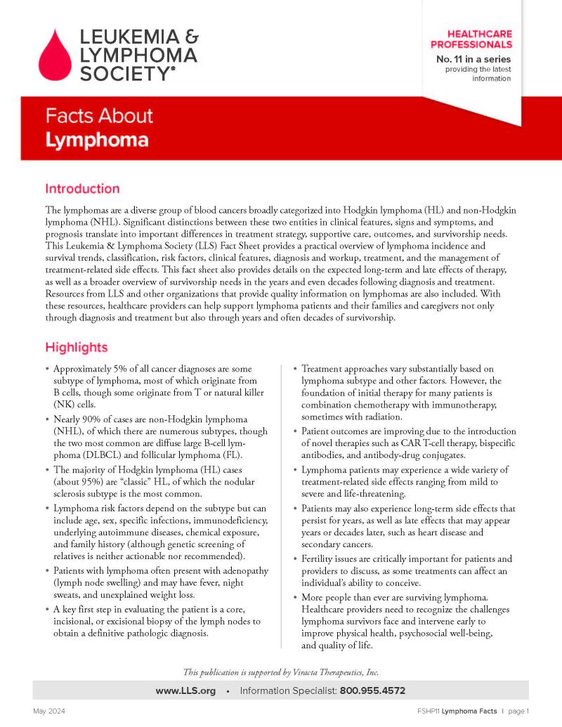 Facts About Lymphoma