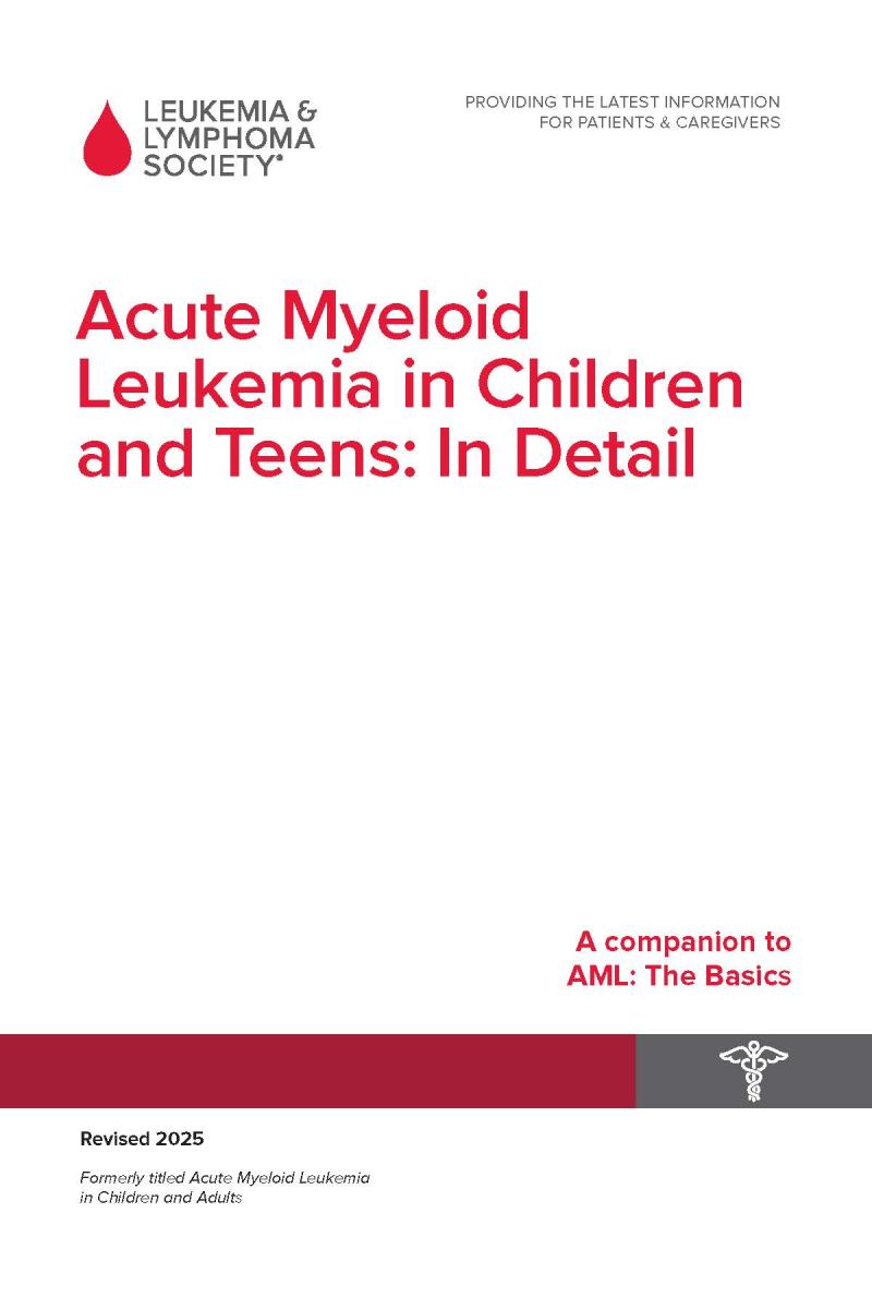 Acute Myeloid Leukemia in Children and Teens: In Detail