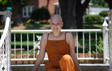 Samanatha pre-B-cell acute lymphoblastic leukemia survivor