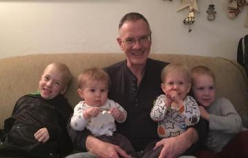 Larry & Grandkids