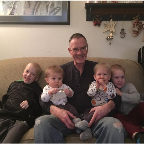 Larry & Grandkids 